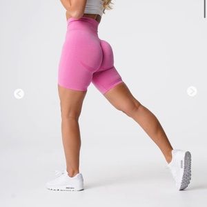 Bubble Gum Pink Biker Shorts
